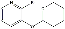 2-溴-3-(四氢-2-吡喃基氧)吡啶结构式