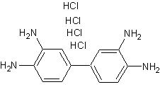 3,3'-二胺联苯胺四盐酸结构式