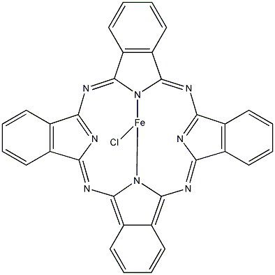 氯酞花青铁结构式