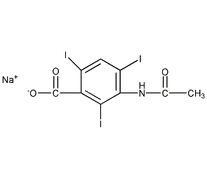 乙酰碘佐酸钠结构式