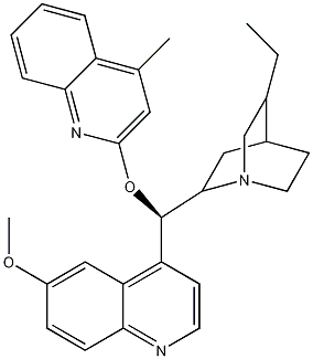 氢化奎尼定4-甲基-2-喹啉甲醚结构式