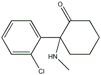 氯胺酮盐酸盐结构式