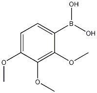 2,3,4-三甲氧基苯硼酸结构式