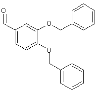 3,4-二苄氧基苯甲醛结构式
