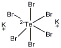 六溴碲(IV)酸钾结构式