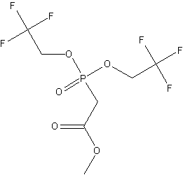 O,O'-双(2,2,2-三氟乙基)磷乙酸甲酯结构式