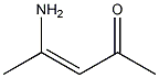 4-氨基-3-戊烯-2-酮结构式