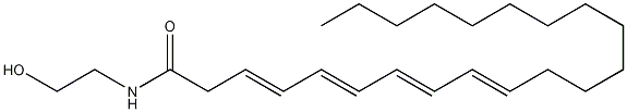 7,10,13,16-Docosatetraenylethanolamide结构式