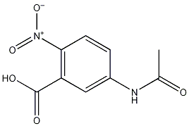 5-乙酰氨基-2-硝基苯甲酸结构式