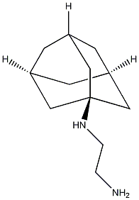 N-(1-金刚烷基)乙二胺结构式