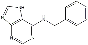 6-苄腺嘌呤结构式
