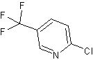 2-氯-5-三氟甲基吡啶结构式