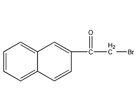 2-溴-2'-萘乙酮结构式