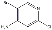 4-氨基-5-溴-2-氯吡啶结构式