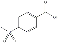 4-甲砜基苯甲酸结构式