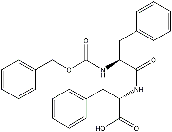 N-苄氧羰基-L-苯内氨酰基-L-半胱氨酸结构式