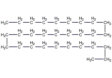 正二十九(碳)烷结构式