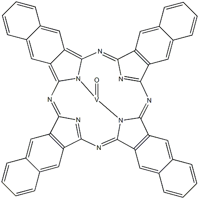 钒氧2,3-萘酞菁结构式