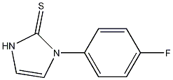 1-(4-氟苯基)咪唑基-2-硫结构式