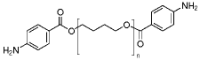 聚(1,4-丁二醇)二(4-氨基苯甲酸)结构式