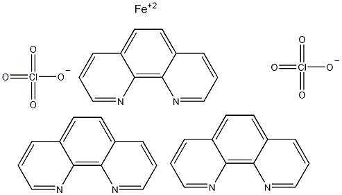 高氯酸1,10-菲咯啉亚铁结构式