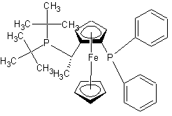 (S)-(+)-1-[(R)-2-(Diphenylphosphino)ferrocenyl]ethyldi-t-butylphosphine