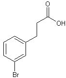 3-(3-溴苯基)丙酸结构式