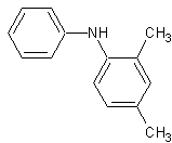 2,4-二甲基二苯胺结构式