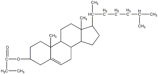 胆固醇丙酸酯结构式