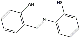 亚水杨基氨基-2-苯硫酚结构式