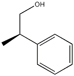 (R)-(+)-2-苯基-1-丙醇结构式