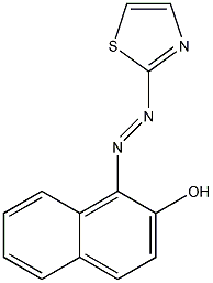 1-(2-联氮噻吩)-2-萘酚结构式