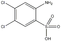2-氨基-4,5-二氯苯磺酸结构式