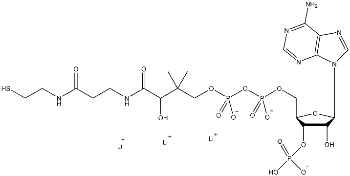 辅酶A三锂盐结构式