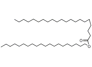 二十一(烷)酸二十烷酯结构式