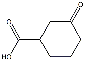 3-羰基-1-环己羧酸结构式