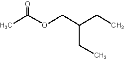 2-乙基乙酸丁酯结构式