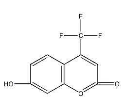 7-羟基-4-(三氟甲基)香豆素结构式