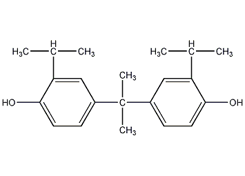 2,2-双(4-羟基-3-异丙基苯基)丙烷结构式