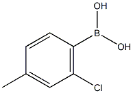 2-氯-4-甲基苯硼酸结构式