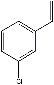 3-氯苯乙烯结构式