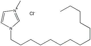 1-十四烷基-3-甲基咪唑氯盐结构式