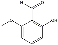 2-羟基-6-甲氧基苯甲醛结构式
