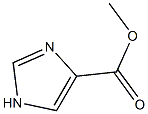 4-咪唑羧酸甲酯结构式