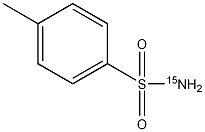 对甲苯磺酰胺-15N结构式