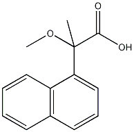 2-甲氧基-2-(1-萘基)丙酸结构式