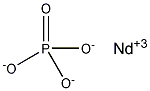 磷酸钕(Ⅲ)水合物结构式
