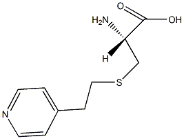 S-β-(4-吡啶乙基)-L-半胱氨酸结构式