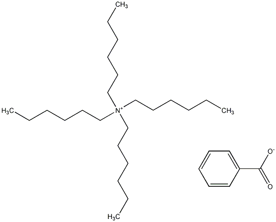 苯甲酸四正己胺结构式