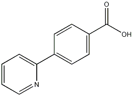 4-吡啶-2-基-苯甲酸结构式